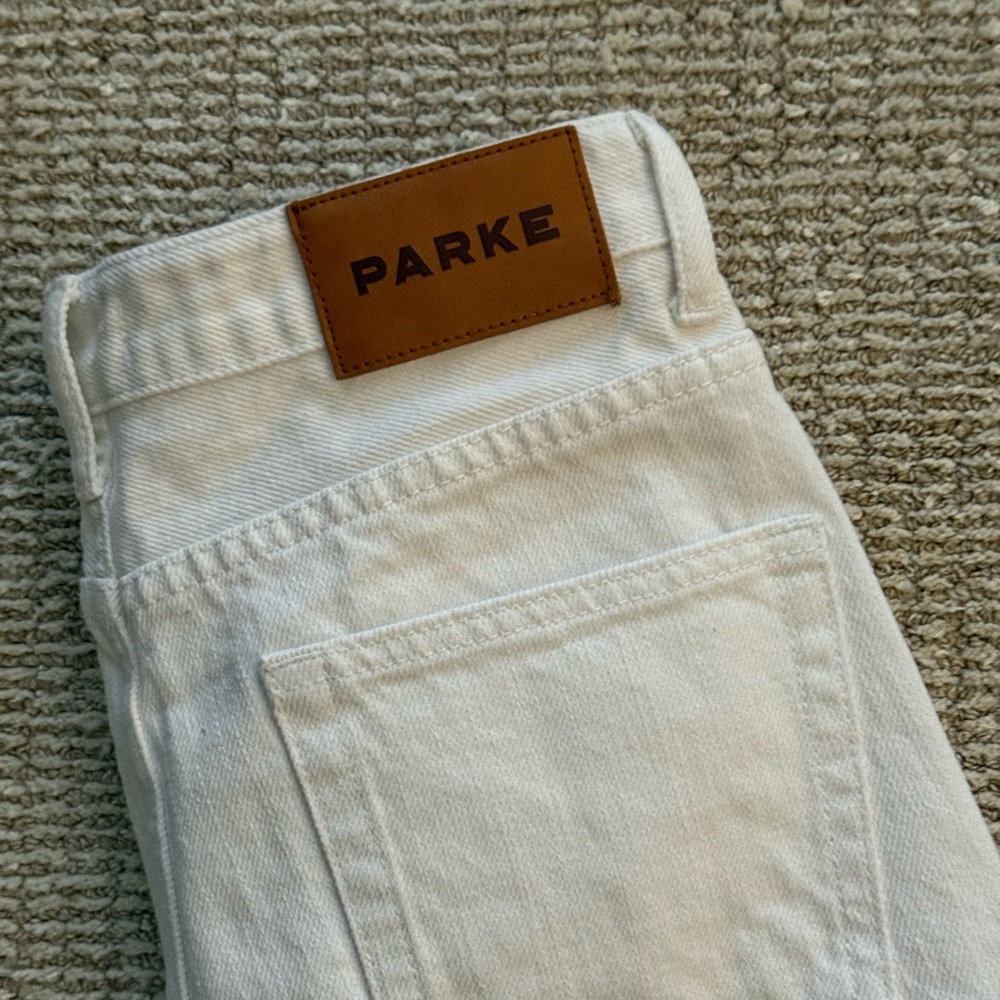 Parke white jeans